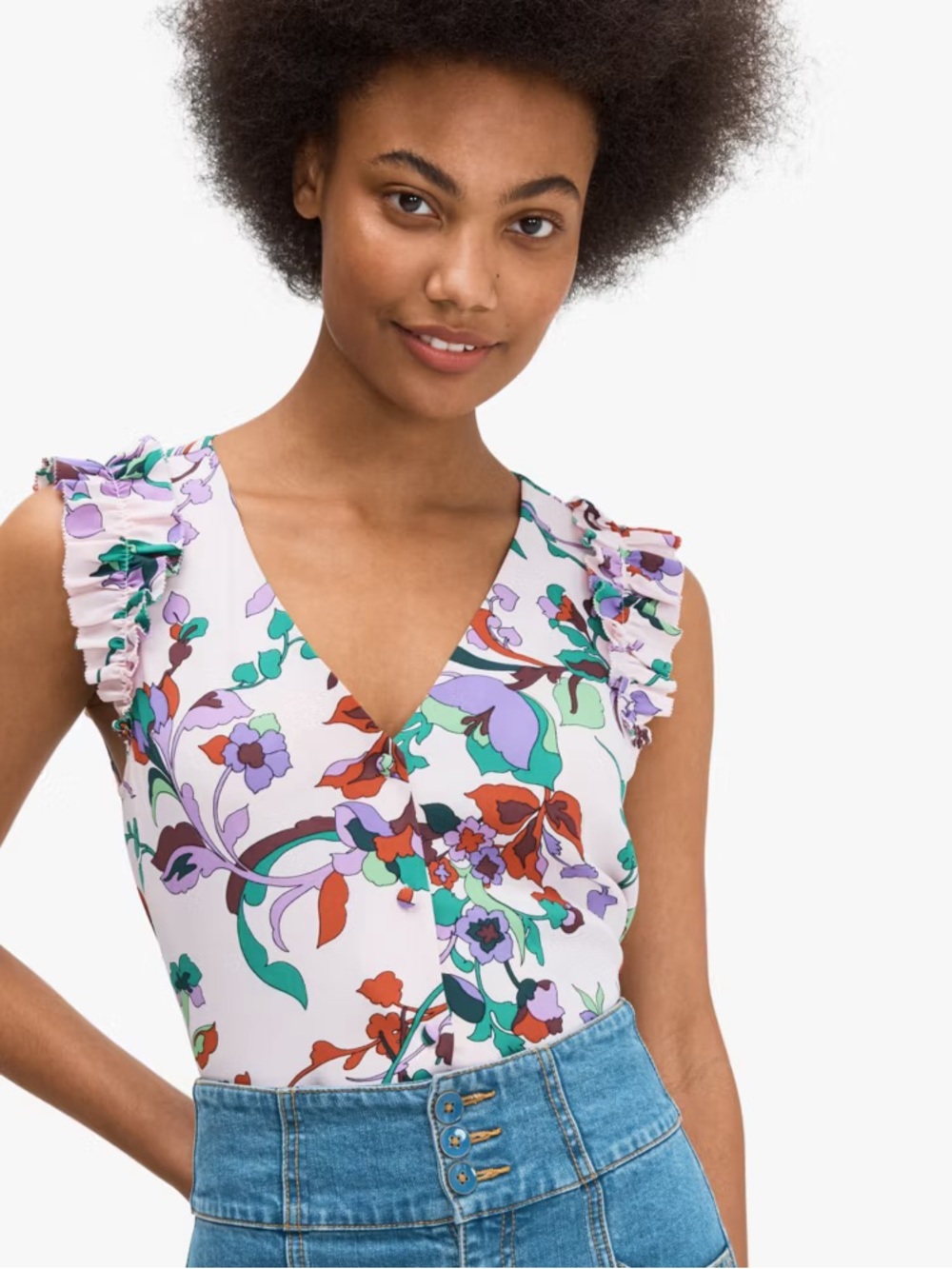 Kate Spade Fleur Nouveau Blouse
